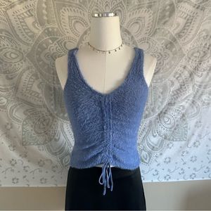 fuzzy tank top